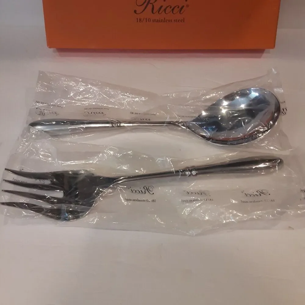 Ricci Large Spoon & Fork Serving Set New Holidays Special occasions